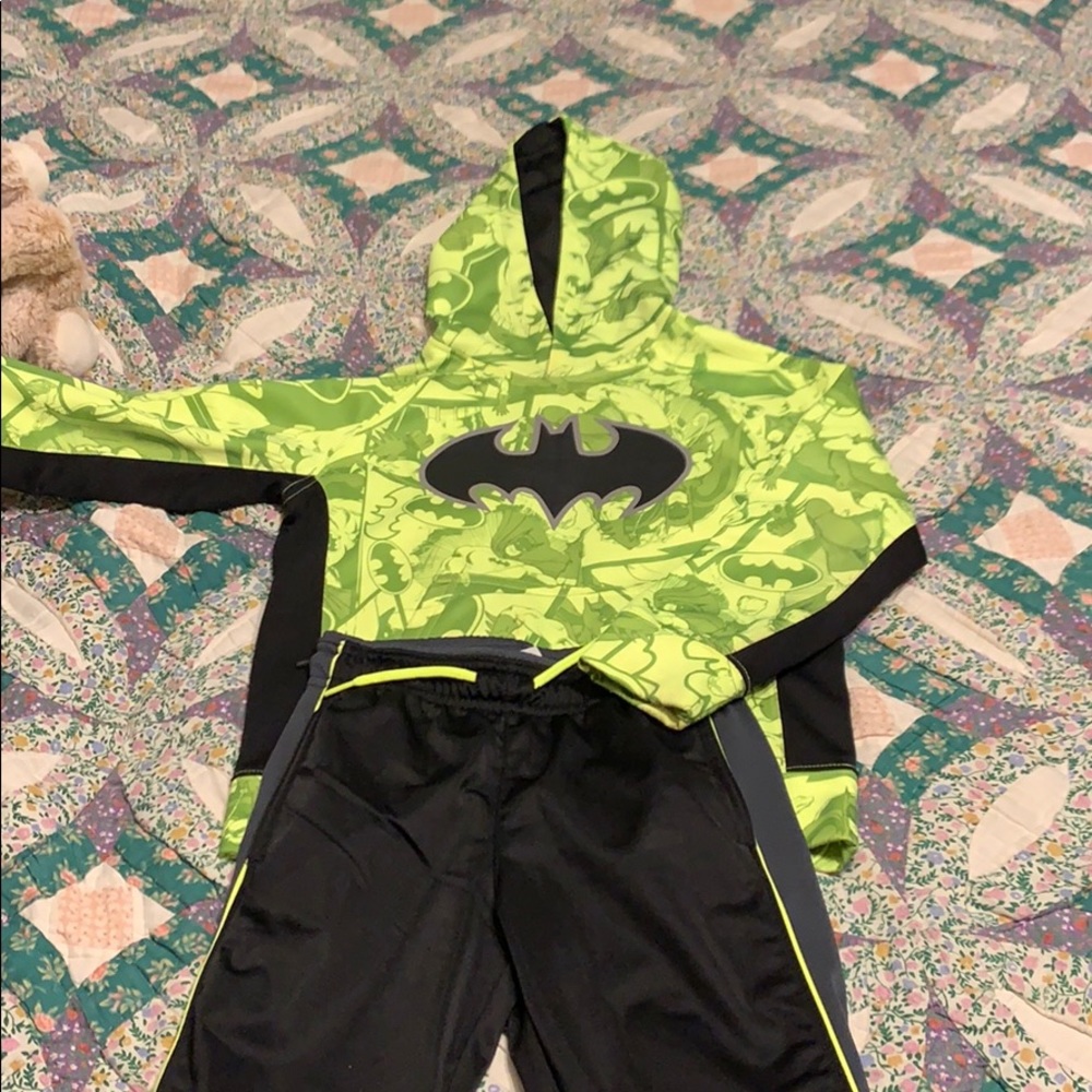 batman hoodie and matching pants